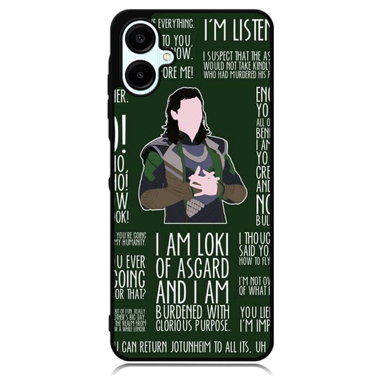 Loki Quotes Samsung Galaxy A06 Case