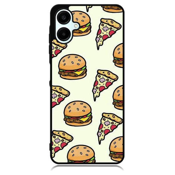 Pizza And Humbergers Collages Samsung Galaxy A06 Case