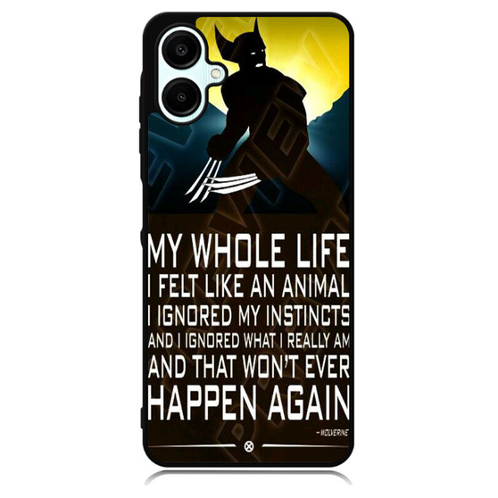 Wolverine Quotes Samsung Galaxy A06 Case