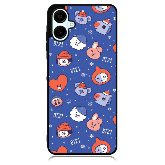 BT21 on Winter Samsung Galaxy A06 Case