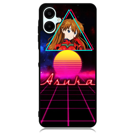 Evangelion Asuka Retrowave Samsung Galaxy A06 Case