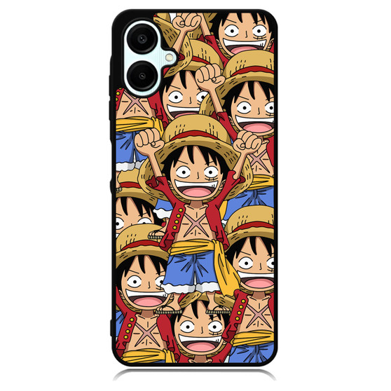 One Piece Monkey D Luffy Collage Samsung Galaxy A06 Case