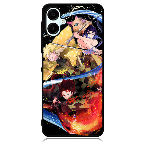 Demon Slayer Tanjiro Zenitsu and Inosuke Samsung Galaxy A06 Case