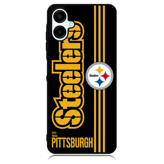 Pittsburgh Steelers Stripe Samsung Galaxy A06 Case