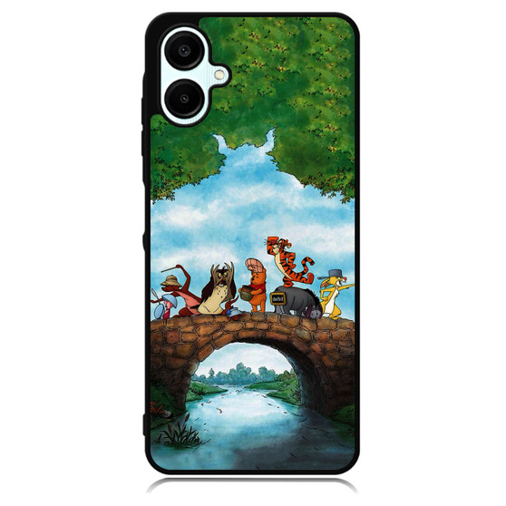 Winnie the pooh playing Samsung Galaxy A06 Case