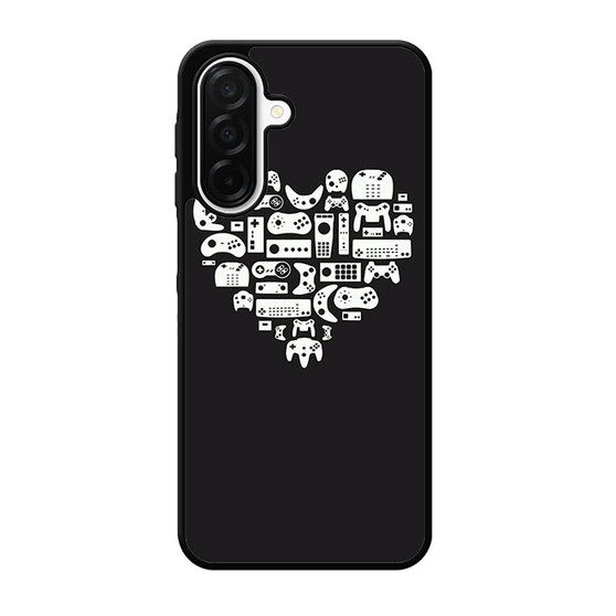 Gaming Stick in Hearth Pattern Samsung Galaxy A26 5G Case