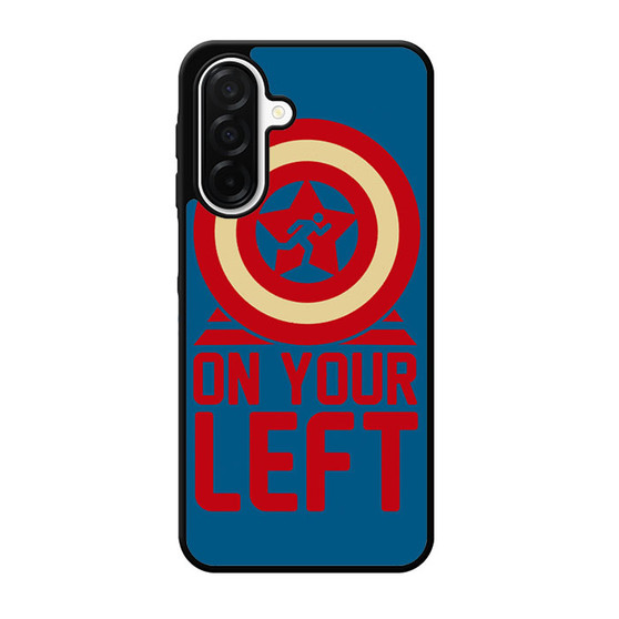 On your left captain america 2 Samsung Galaxy A26 5G Case