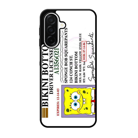 Spongebob Squarepants Driver License Samsung Galaxy A26 5G Case