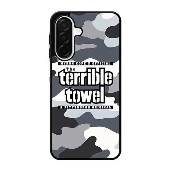 The Terrible Towel Pittsburgh Steelers in Camo Samsung Galaxy A26 5G Case