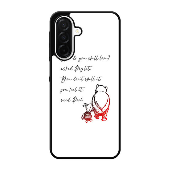 Winnie the pooh love quote Samsung Galaxy A26 5G Case