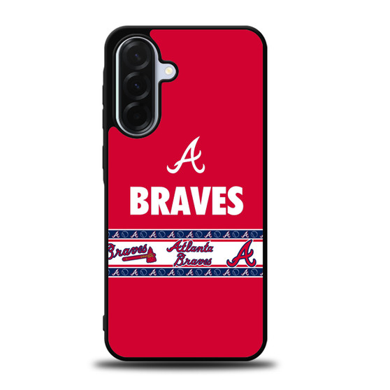 Atlanta Braves Label Samsung Galaxy A36 5G Case