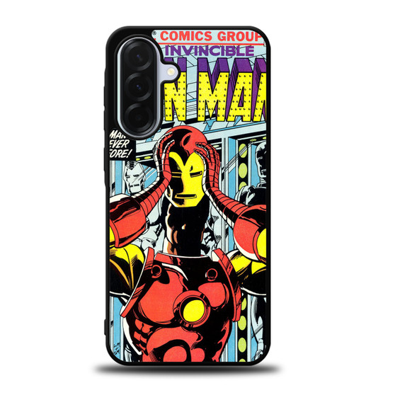 Iron Man Marvel Comic Cover Samsung Galaxy A36 5G Case