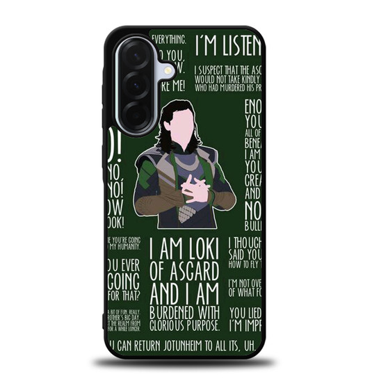 Loki Quotes Samsung Galaxy A36 5G Case