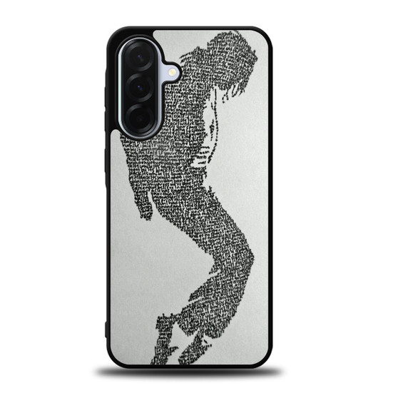 Michael Jackson word art Samsung Galaxy A36 5G Case