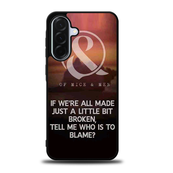 Of Mice & Men Lyrics 9 Samsung Galaxy A36 5G Case