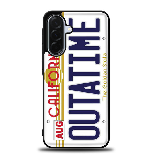 Outatime Back To The Future California License Plate Samsung Galaxy A36 5G Case
