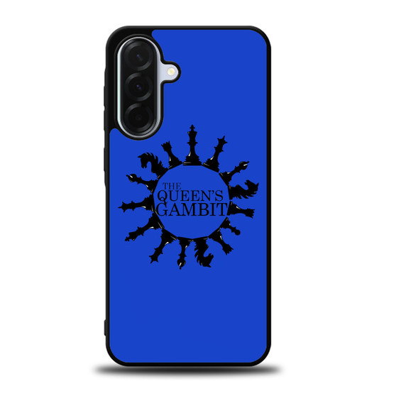 The Queens Gambit in Blue Samsung Galaxy A36 5G Case