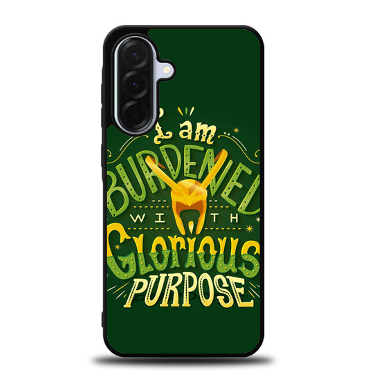 Loki Quotes Glorious Purpose Samsung Galaxy A36 5G Case