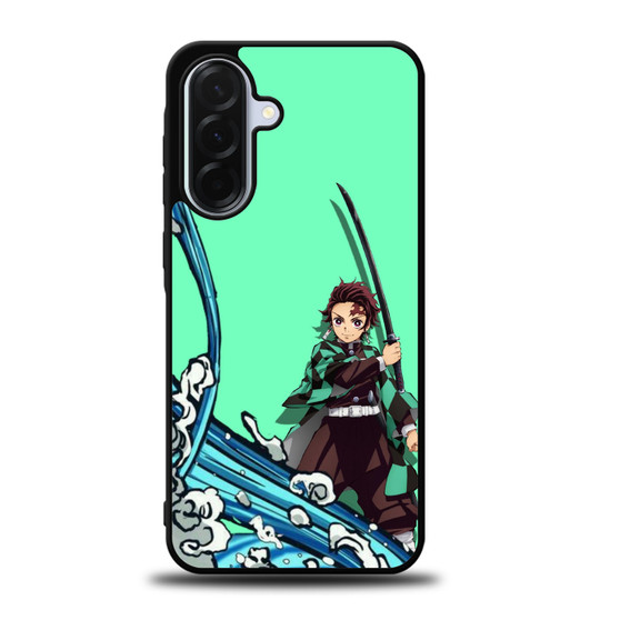 Demon Slayer Tanjiro Water Breath Samsung Galaxy A36 5G Case