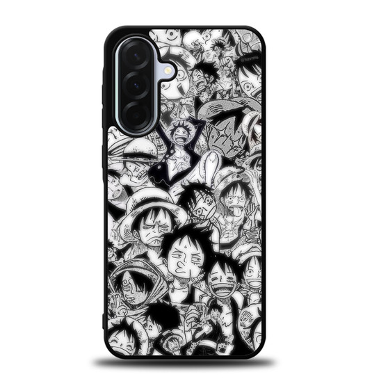 One Piece Series Luffy Expression Samsung Galaxy A36 5G Case