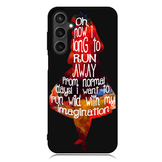 Alice's Quotes Samsung Galaxy A55 Case