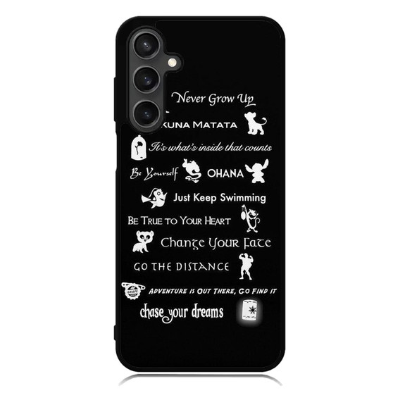 All Disney QUOTES Samsung Galaxy A55 Case
