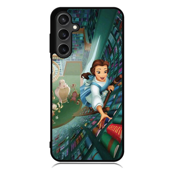 Belle as Beauty and the Beast in Library Samsung Galaxy A55 Case