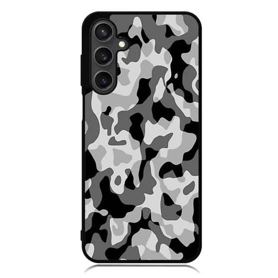 black camouflage Samsung Galaxy A55 Case