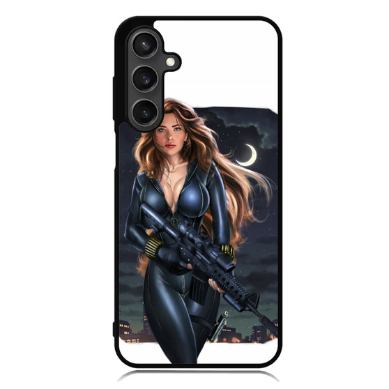Black Widow With the Sniper Samsung Galaxy A55 Case