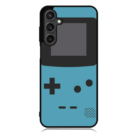 blue custom gameboy Samsung Galaxy A55 Case