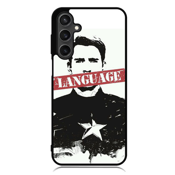 Captain America Language Samsung Galaxy A55 Case