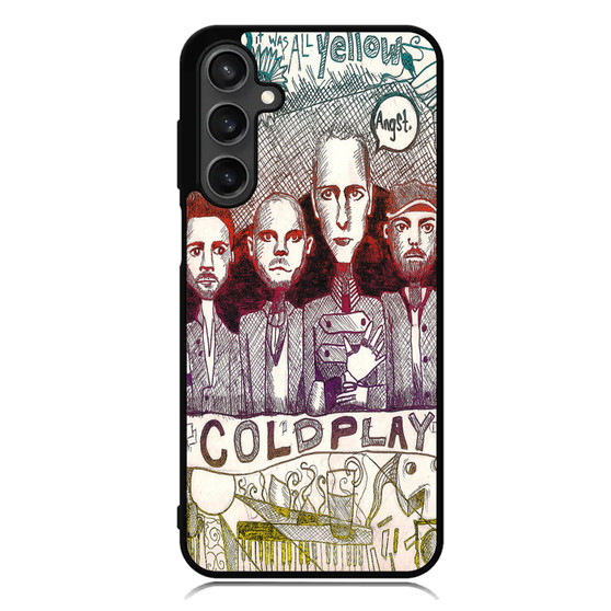 coldplay art Samsung Galaxy A55 Case
