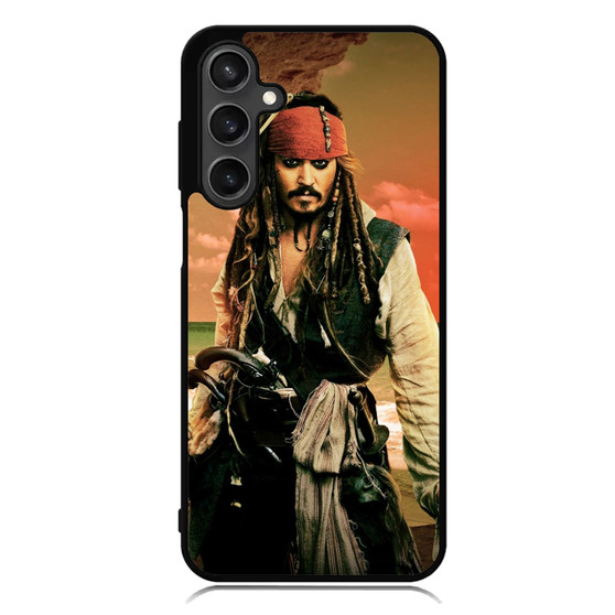 jack sparrow pirates of the caribbean 3 Samsung Galaxy A55 Case