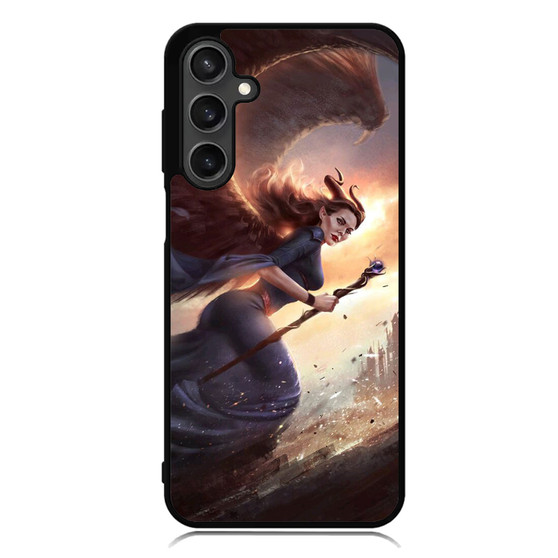 Maleficent as Angelina Jolie Samsung Galaxy A55 Case
