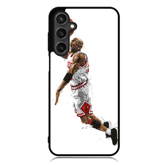 Michael Jordan Slam Dunk Samsung Galaxy A55 Case