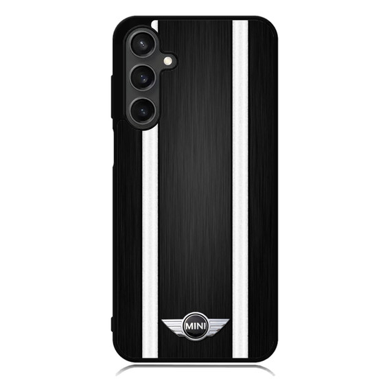 Mini Cooper Black Polished Samsung Galaxy A55 Case