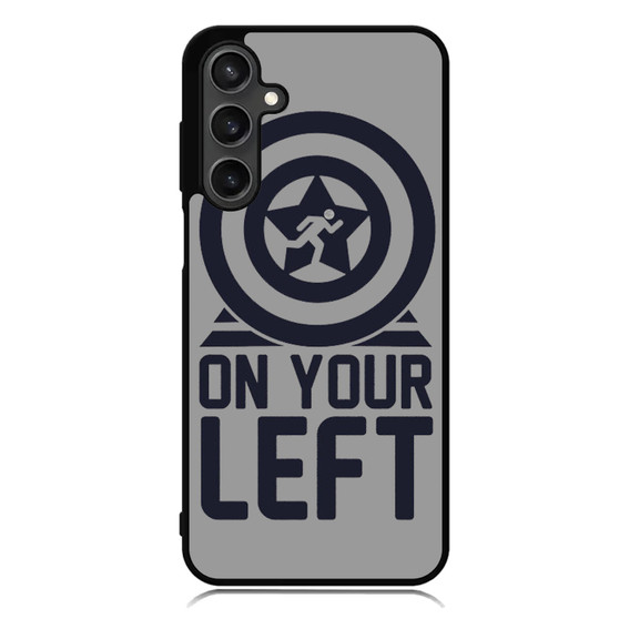On your left captain america 1 Samsung Galaxy A55 Case