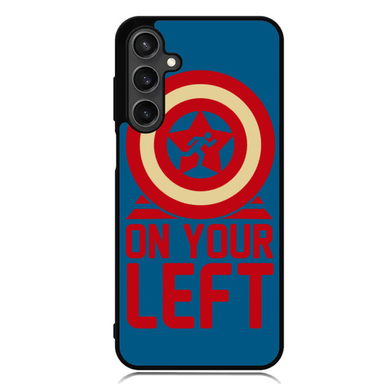 On your left captain america 2 Samsung Galaxy A55 Case