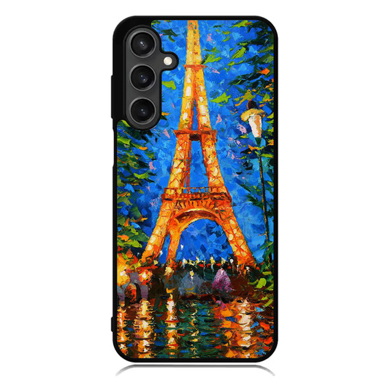 Paris Effel Tower in Abstract Samsung Galaxy A55 Case