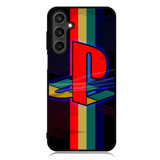 Psychedelic Alien Emoji Pattern Samsung Galaxy A55 Case