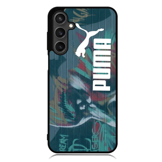 Purple Glitter Victoria's Secret Samsung Galaxy A55 Case