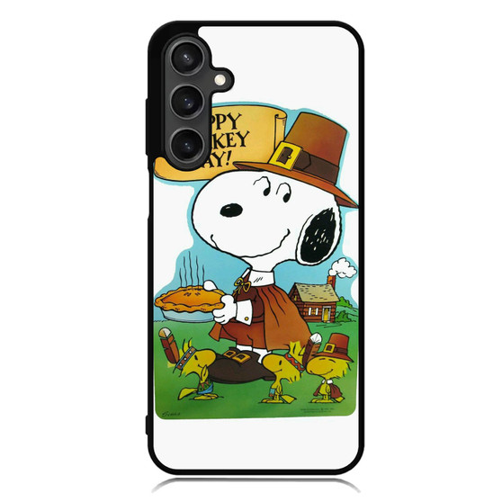 Snoopy Happy Turkey day Samsung Galaxy A55 Case