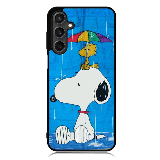 Snoopy In Rain Samsung Galaxy A55 Case