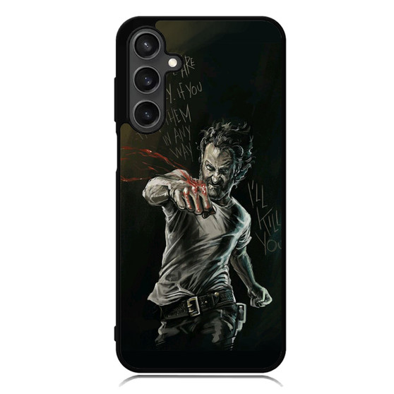 The Walking Dead Rick Quotes Samsung Galaxy A55 Case