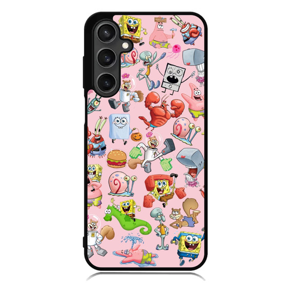 Spongebob Square Pants Collage Samsung Galaxy A55 Case