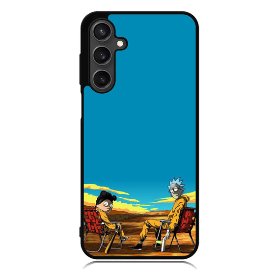 Rick and Morty Breaking Bad Style Samsung Galaxy A55 Case