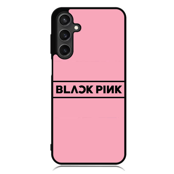 Black Pink Logo Samsung Galaxy A55 Case