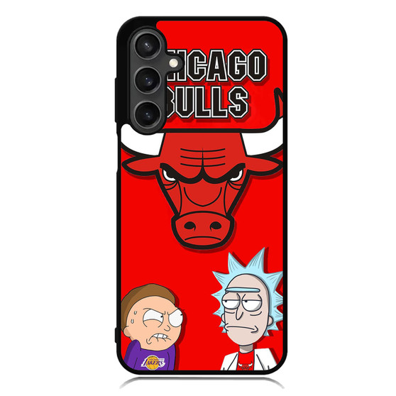Bulls X Rick n Morty Samsung Galaxy A55 Case