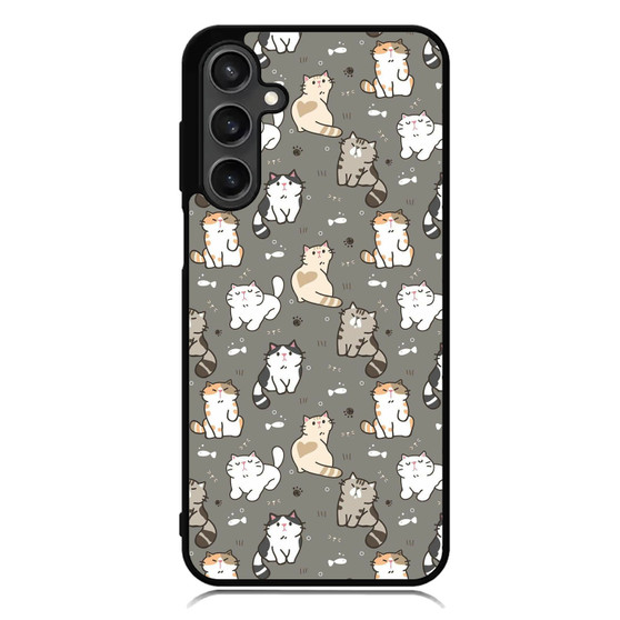 Cute Cats Collages Samsung Galaxy A55 Case