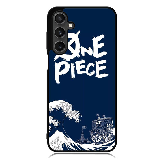 One Piece great wave off kanagawa Samsung Galaxy A55 Case